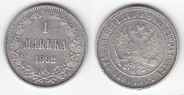 1 марка 1892 года