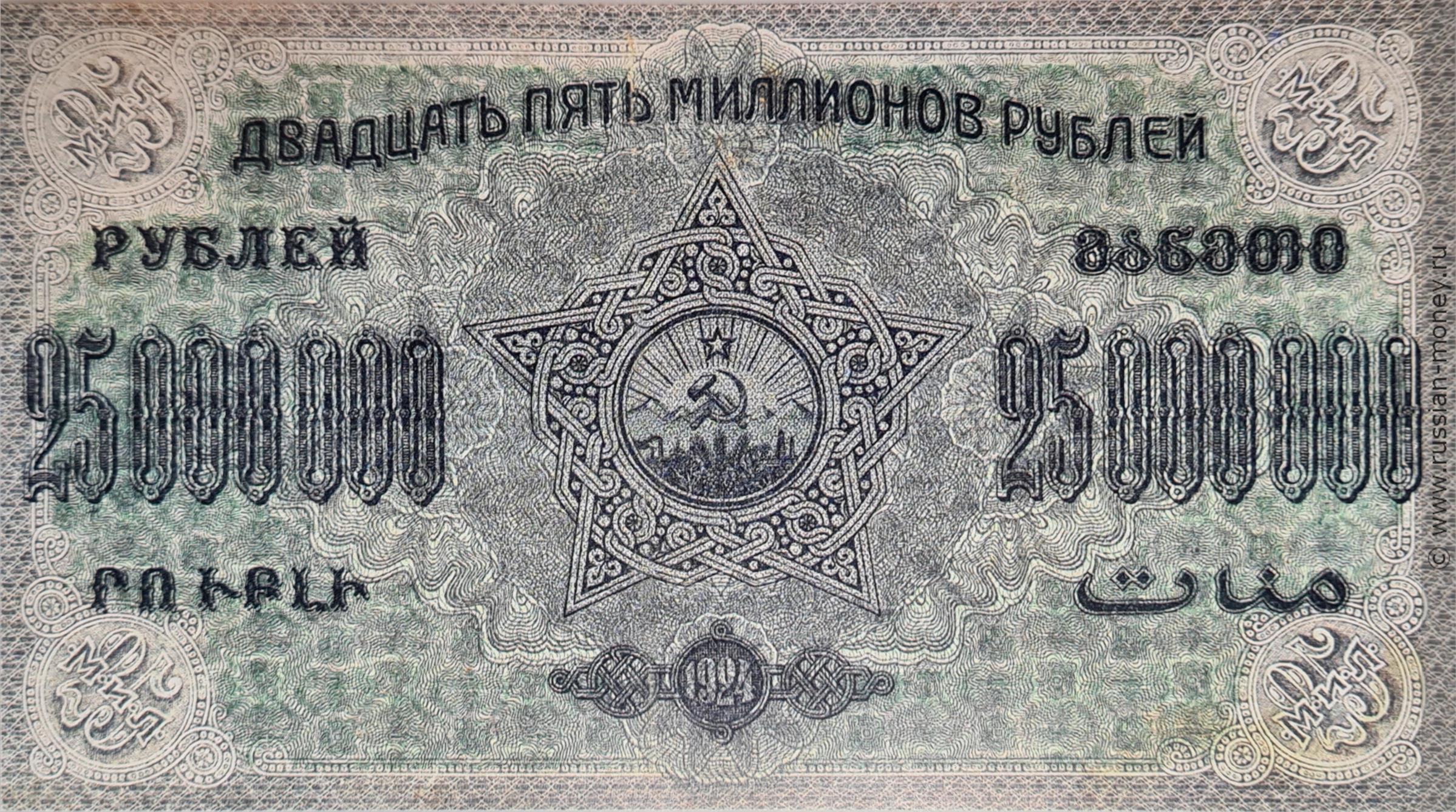 Карта 1924 года